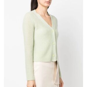 Like New - VINCE. Mohair Knit Cardigan Light Green size Small